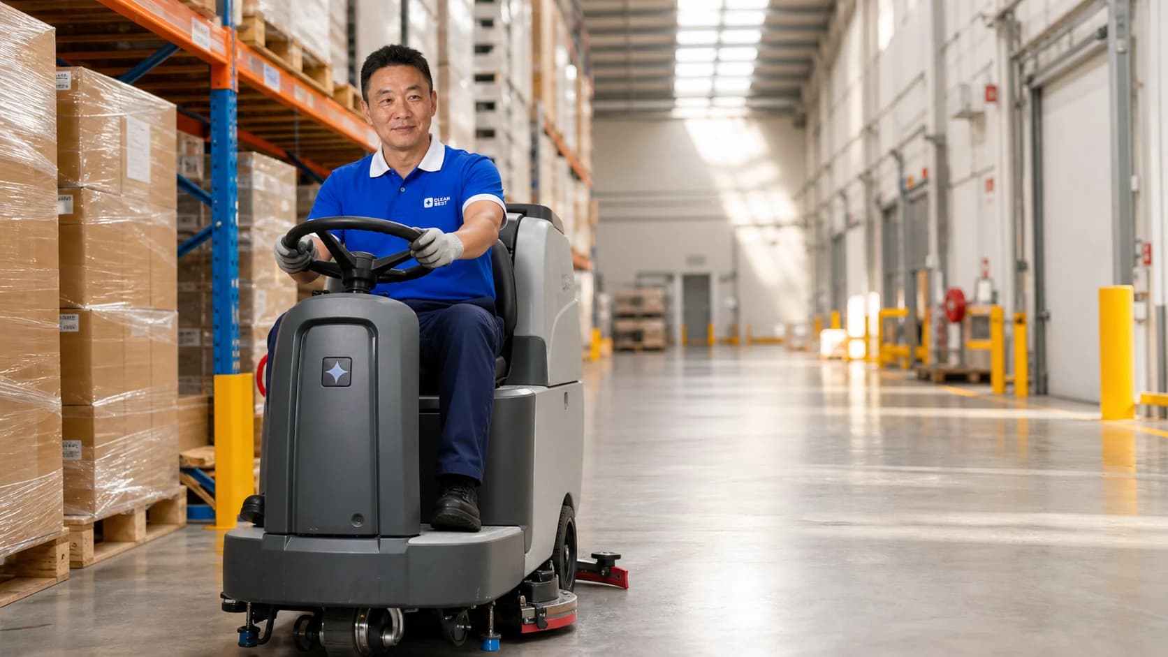 Clean Best cleaning team servicing a Bankstown business premises in NSW